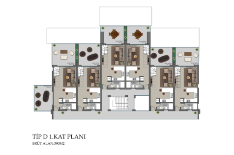 Amazing 2&#43;1 Loft Penthouse with Private Roof Terraces Image 9999