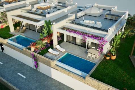 LAST TWO  Stunning FRONT LINE 2 Bedroom Villa with Amazing roof Terrace  Image 9999 3