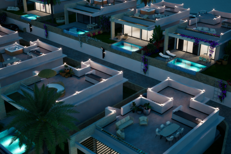 LAST TWO  Stunning FRONT LINE 2 Bedroom Villa with Amazing roof Terrace  Image 9999 18