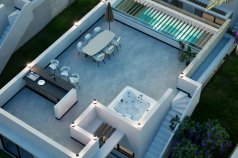 LAST TWO  Stunning FRONT LINE 2 Bedroom Villa with Amazing roof Terrace  Image 9999 9