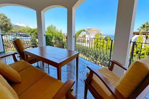 3 bedroom Mediterranean Resale Villa with Swimming pool, Fully Furnished,Central Heating, Solar Panels, Sauna, Fabulous Sea and Mountain views. Image 9999 16