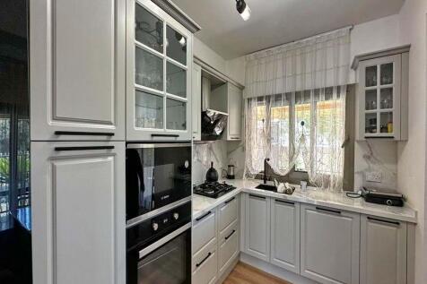 3 bedroom Mediterranean Resale Villa with Swimming pool, Fully Furnished,Central Heating, Solar Panels, Sauna, Fabulous Sea and Mountain views. Image 9999 6