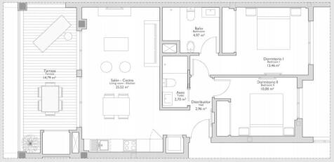 Typical 2 bed