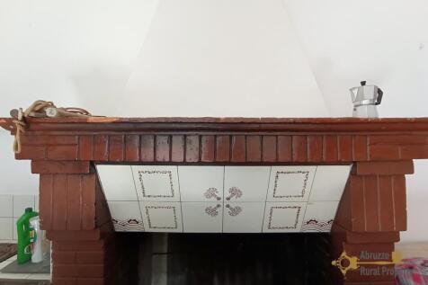 Fireplace in Garage