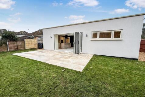 Rear of property
