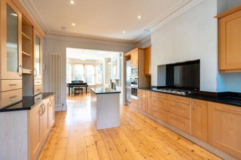 Kitchen dining and living rea 