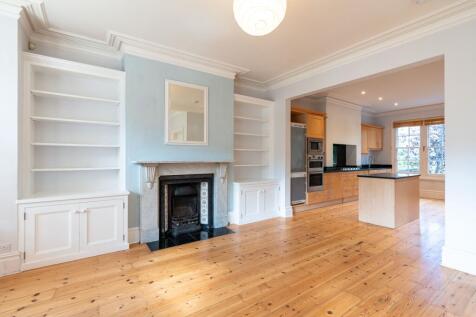 Kitchen dining and living rea 