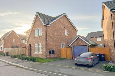 front with garage...