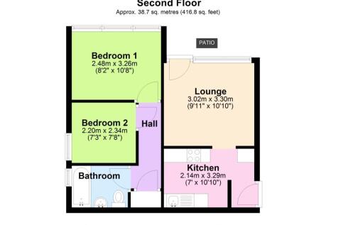 50 Devon View, Dawlish - FLOORPLAN