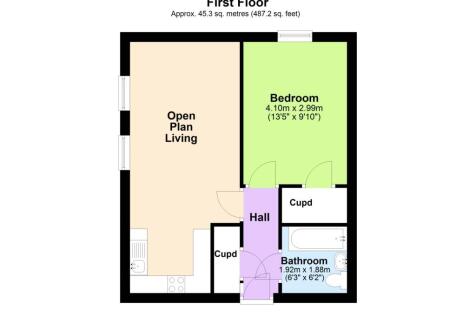 5 Richmond House, Dawlish - FLOORPLAN