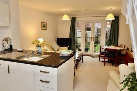 Kitchen through to living area