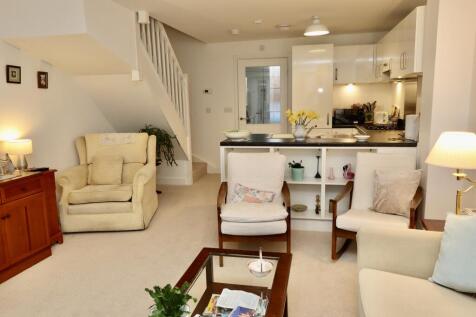 Living area through to kitchen
