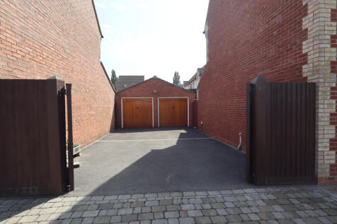 Double garage and gated parking