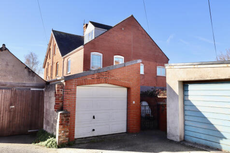 East elevation and garage