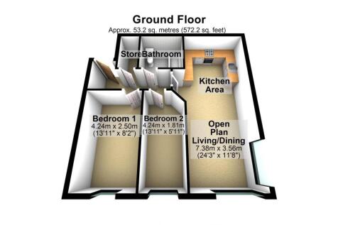 Drummond House, 3d
