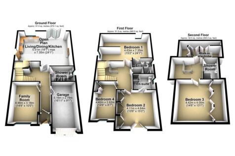 4a Manor Close, 3D