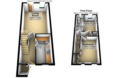 Daysfoot Court, 3D