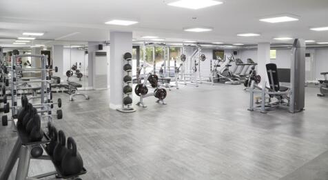 Large on-site gym