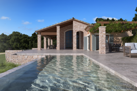 PLOT WITH BUILDING LICENSE AND PROJECT FOR SALE IN AUCANADA 