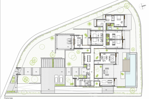 PROJECT OF A SPECTACULAR , SEAFRONT, MODERN VILLA IN MANRESA 