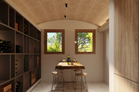 PROJECT FOR A MODERN VILLA IN SES SALINES FOR SALE 