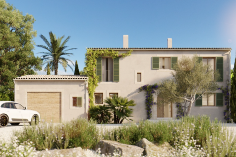 PROJECT FOR A MODERN VILLA IN SES SALINES FOR SALE 