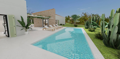 BEAUTIFUL, MODERN PROJECT FOR A VILLA IN MARRATXI FOR SALE 