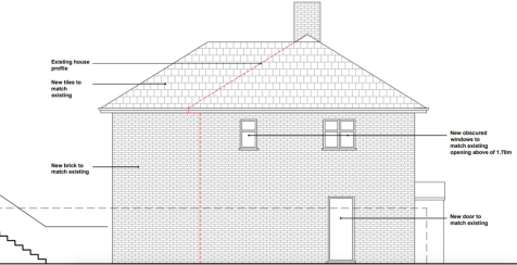 Proposed Side Elevation
