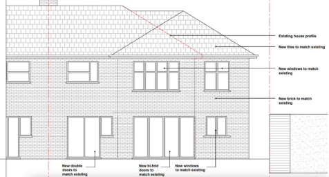 Proposed Rear Elevation