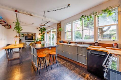 Kitchen door to Dining