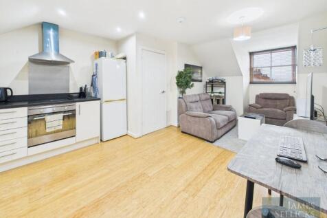 Open plan living area/kitchen