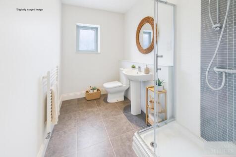 Shower Room (digitally staged)