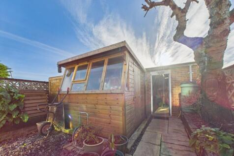 Shed &amp; Entrance to Garage