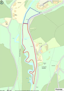 Plot outlined blue