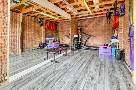Gym garage.