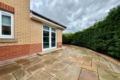 Rear patio.