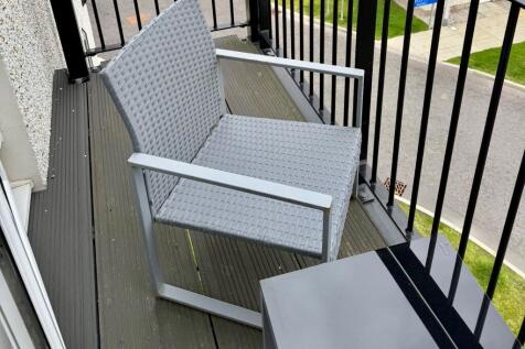 Private balcony.
