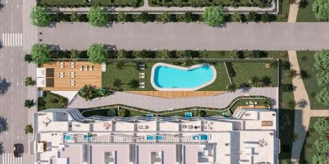 Aerial view of compl