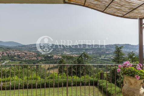 Villa moderna con vi