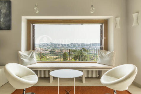 Villa moderna con vi