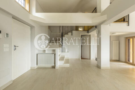 Villa moderna con vi