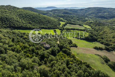 Borgo con casali e t