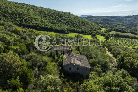 Borgo con casali e t