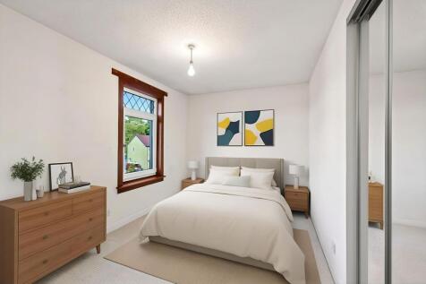 Bedroom (virtually staged)