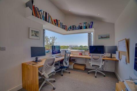 Office bi-fold window open view