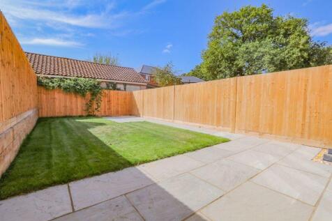 West facing rear garden