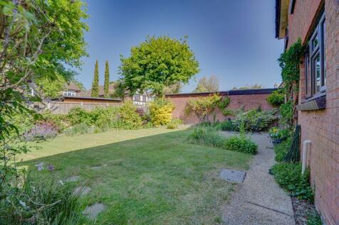 West facing rear garden