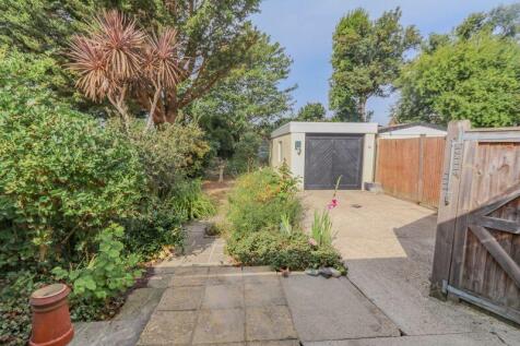 Garden with Detached Garage