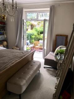 Patio doors into garden