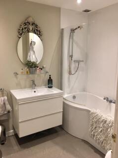 bathroom with heated foors